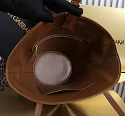 Dolce & Gabbana Capri Crow's Nest Bag Brown -33x17x13cm - 4