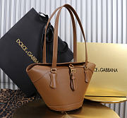 Dolce & Gabbana Capri Crow's Nest Bag Brown -33x17x13cm - 2