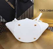 Dolce & Gabbana Capri Crow's Nest Bag White -33x17x13cm - 6
