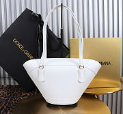 Dolce & Gabbana Capri Crow's Nest Bag White -33x17x13cm - 5