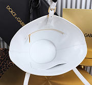 Dolce & Gabbana Capri Crow's Nest Bag White -33x17x13cm - 3