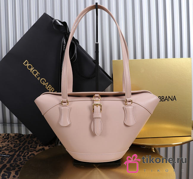 Dolce & Gabbana Capri Crow's Nest Bag Pink -33x17x13cm - 1