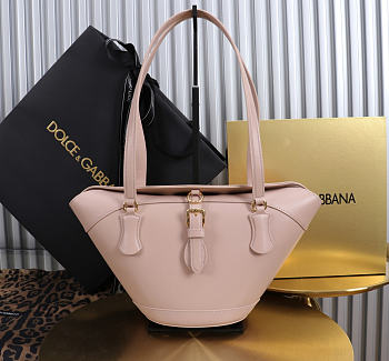 Dolce & Gabbana Capri Crow's Nest Bag Pink -33x17x13cm