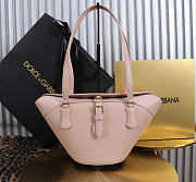 Dolce & Gabbana Capri Crow's Nest Bag Pink -33x17x13cm - 5