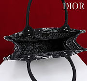 Medium Dior Book Tote Black Multicolor Dior Zodiac Embroidery - 36x27.5x16.5cm - 5