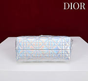 Dior Jolie Top Handle Mini Bag Iridescent Metallic Lambskin - 18.5x13x8.5cm - 6