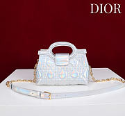 Dior Jolie Top Handle Mini Bag Iridescent Metallic Lambskin - 18.5x13x8.5cm - 2
