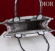 Medium Dior Book Tote Pink Multicolor Millefiori Embroidery - 36x27.5x16.5cm - 4