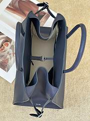 The Row Soft Margaux 15 Bag in Calfskin Leather Navy - 38x24x27cm - 2