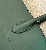 The Row Soft Margaux 15 Bag in Calfskin Leather Forest Green - 38x24x27cm - 6