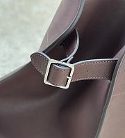 The Row Soft Margaux 15 Bag in Calfskin Leather Chocolate - 38x24x27cm - 6