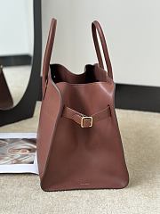 The Row Soft Margaux 15 Bag in Calfskin Leather Brick Brown - 38x24x27cm - 2