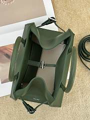 The Row Soft Margaux 10 Bag in Calfskin Leather Forest Green - 25.5x18x19cm - 2