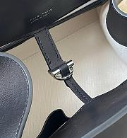 The Row Soft Margaux 12 Bag in Calfskin Leather Black - 30.5x23x19cm - 6