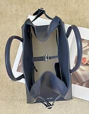 The Row Soft Margaux 12 Bag in Calfskin Leather Navy - 30.5x23x19cm - 4
