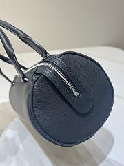 The Row Edith Bag in Finely Grained Calfskin Leather Black - 28x13x13cm - 5