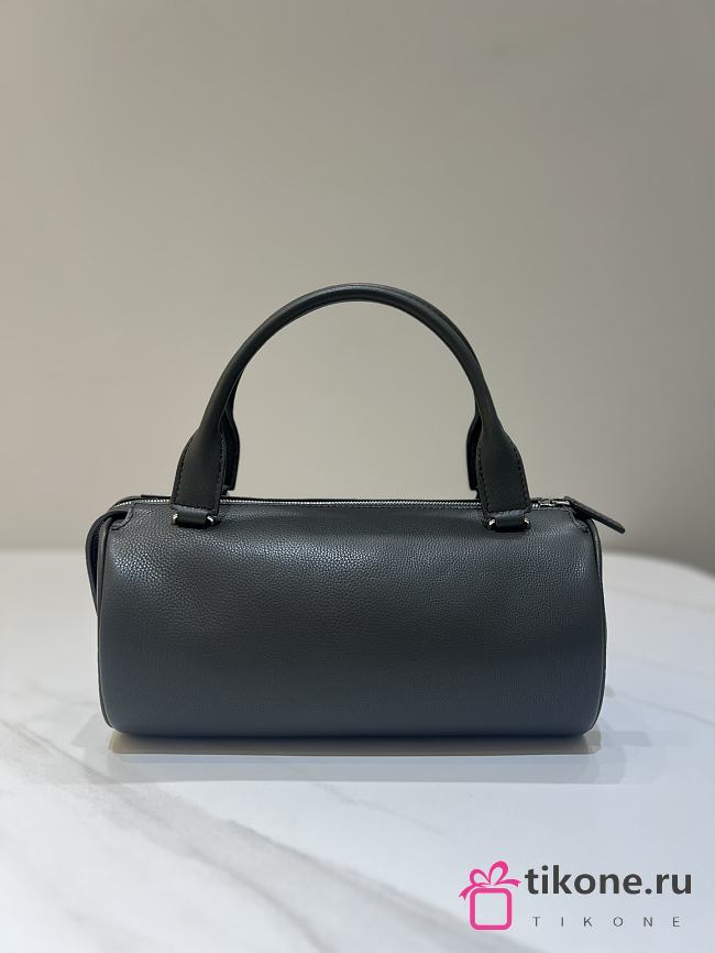 The Row Edith Bag in Finely Grained Calfskin Leather Gray - 28x13x13cm - 1