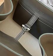 The Row Soft Margaux 10 Bag in Calfskin Leather Taupe Gray - 25.5x18x19cm - 6