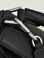 Loewe Panta Small Puzzle Bag In Shiny Calfskin Black - 24x16.5x10.5cm - 3