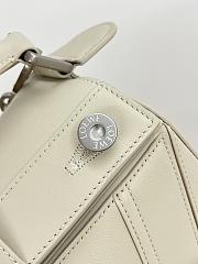 Loewe Panta Small Puzzle Bag In Shiny Calfskin Light Ghost - 24x16.5x10.5cm - 4