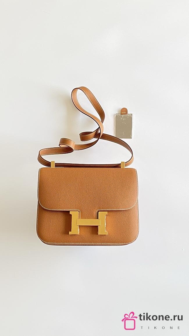 Hermes Constance Epsom Leather Brown 24cm  - 1