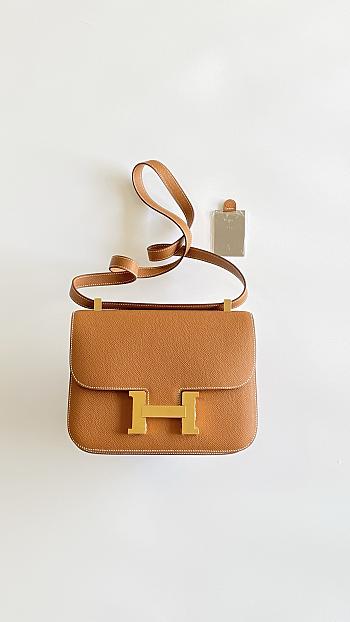 Hermes Constance Epsom Leather Brown 24cm 