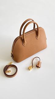 Hermes Bolide Bag Evercolor Leather Elephent Brown Gold - 25x20x10cm - 6