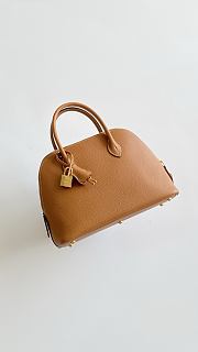 Hermes Bolide Bag Evercolor Leather Elephent Brown Gold - 25x20x10cm - 5
