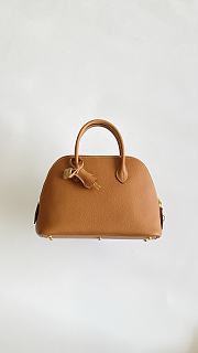 Hermes Bolide Bag Evercolor Leather Elephent Brown Gold - 25x20x10cm - 4