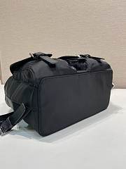 Prada Black Silver Small Re-nylon Backpack 1BZ677 - 28×23.5×12cm - 5