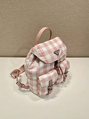 Prada Alabaster Pink Gold Small Re-nylon Backpack 1BZ677 - 28×23.5×12cm - 5