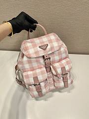 Prada Alabaster Pink Gold Small Re-nylon Backpack 1BZ677 - 28×23.5×12cm - 3