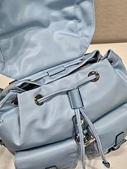 Prada Light Blue Small Re-nylon Backpack 1BZ677 - 28×23.5×12cm - 3