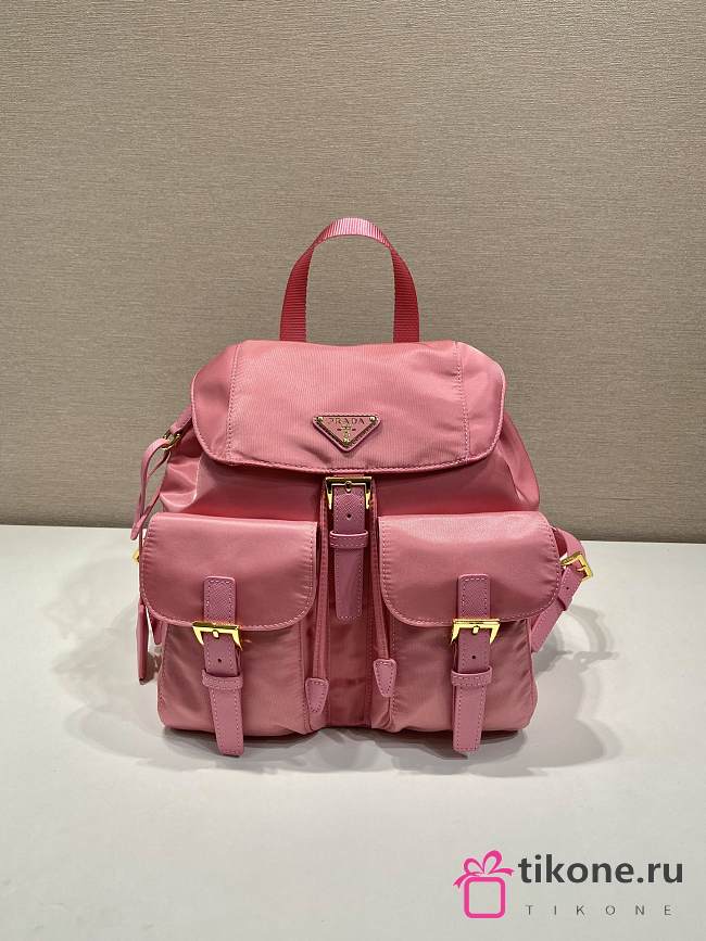 Prada Pink Small Re-nylon Backpack 1BZ677 - 28×23.5×12cm - 1