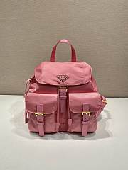 Prada Pink Small Re-nylon Backpack 1BZ677 - 28×23.5×12cm - 1