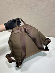 Prada Dark Brown Medium Re-nylon Backpack 1BZ811 - 32x30x15cm - 6