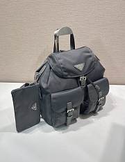 Prada Gray Medium Re-nylon Backpack 1BZ811 - 32x30x15cm - 5
