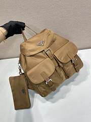 Prada Brown Medium Re-nylon Backpack 1BZ811 - 32x30x15cm - 4