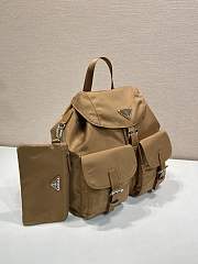 Prada Brown Medium Re-nylon Backpack 1BZ811 - 32x30x15cm - 5