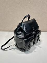 Prada Black Medium Leather Backpack 1BZ811 - 32x30x15cm - 4