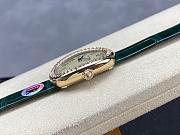 Cartier Baignoire Watch Small Model Yellow Gold Green - 5