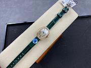 Cartier Baignoire Watch Small Model Yellow Gold Green - 4