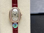Cartier Baignoire Watch Small Model Rose Gold Red - 1