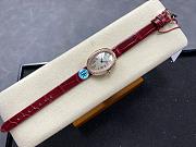Cartier Baignoire Watch Small Model Rose Gold Red - 3