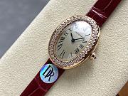 Cartier Baignoire Watch Small Model Rose Gold Red - 4