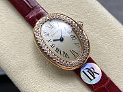 Cartier Baignoire Watch Small Model Rose Gold Red - 2