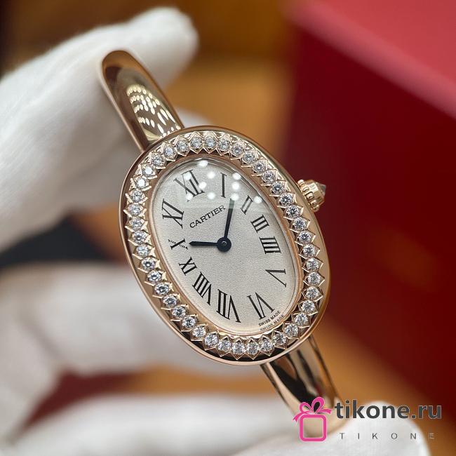 Baignoire de Cartier Watch Small Rose Gold Diamond - 1