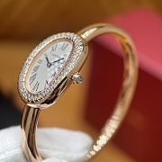 Baignoire de Cartier Watch Small Rose Gold Diamond - 5