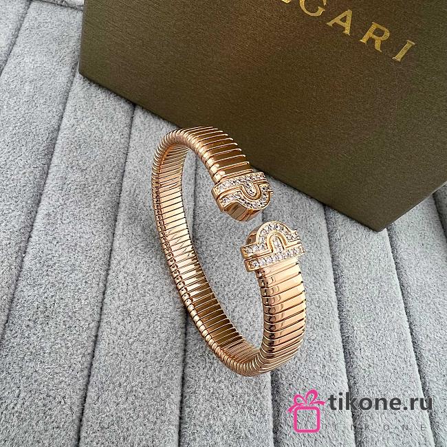 Bvlgari Tubogas Bracelet Rose Gold  - 1