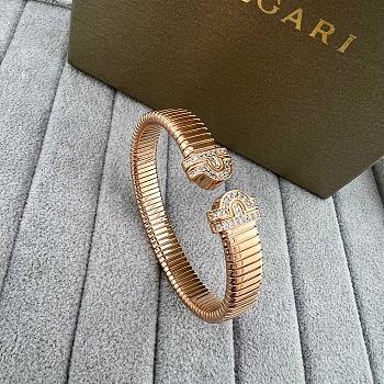Bvlgari Tubogas Bracelet Rose Gold 